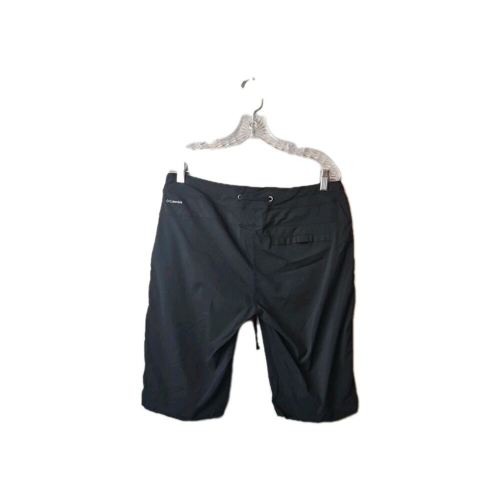 Columbia Women's 12/13 Cropped Pants Lightweight Black Polyester Omni-Shield - Picture 2 of 6
